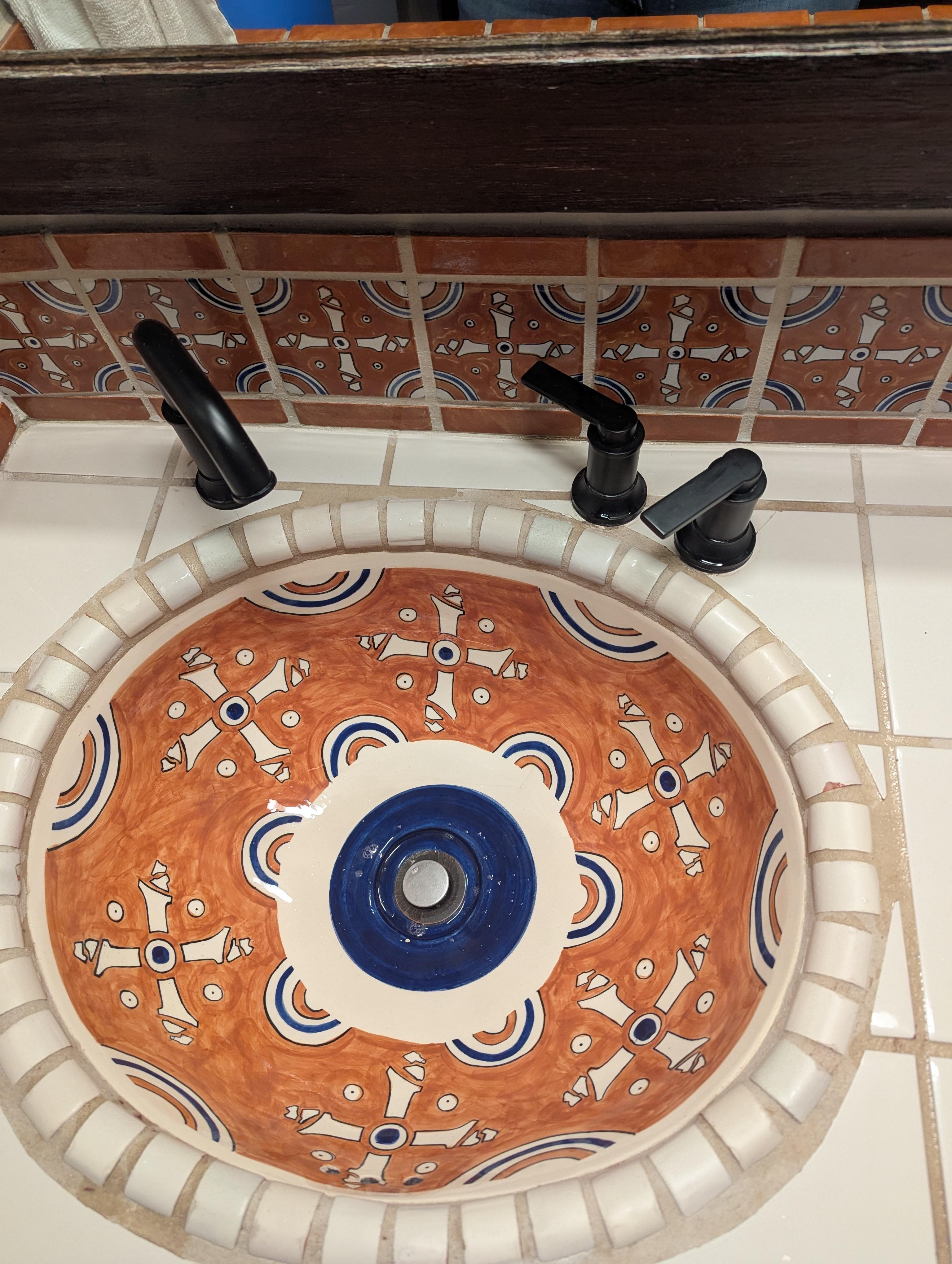 Broken bathroom faucet