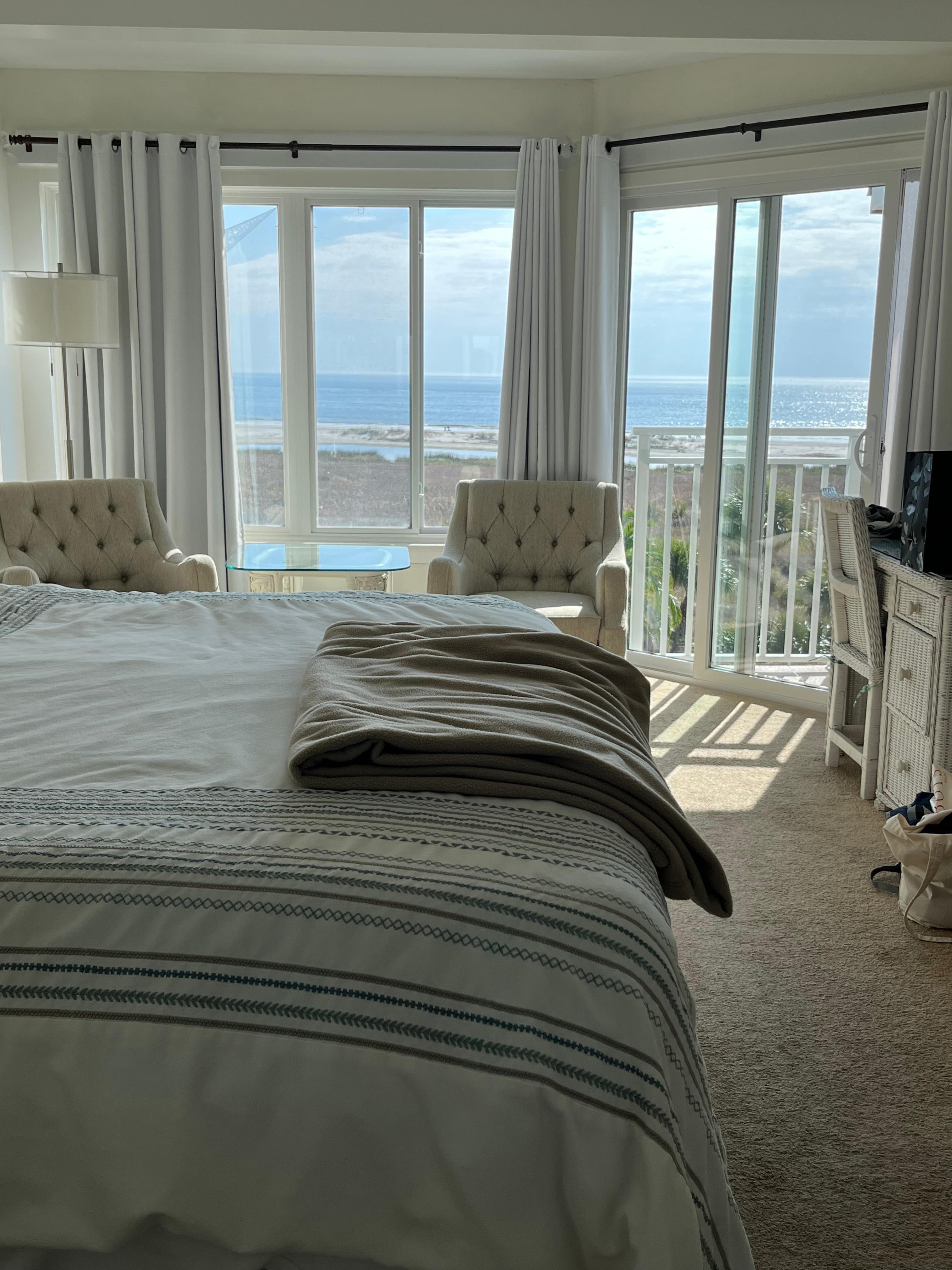 Master bedroom ocean view