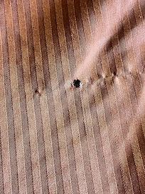 Burn holes in blankets