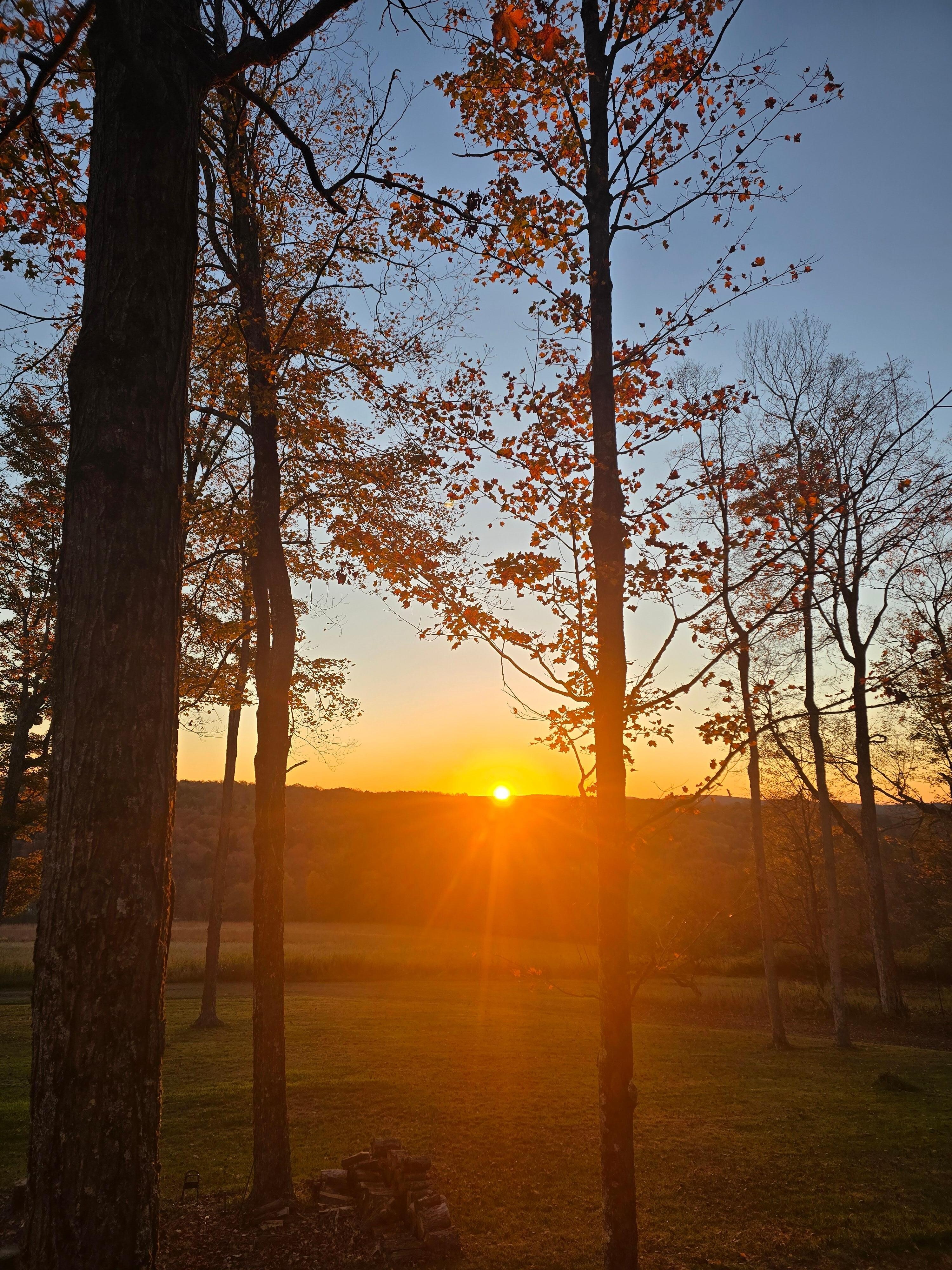 Sunrise from front deck