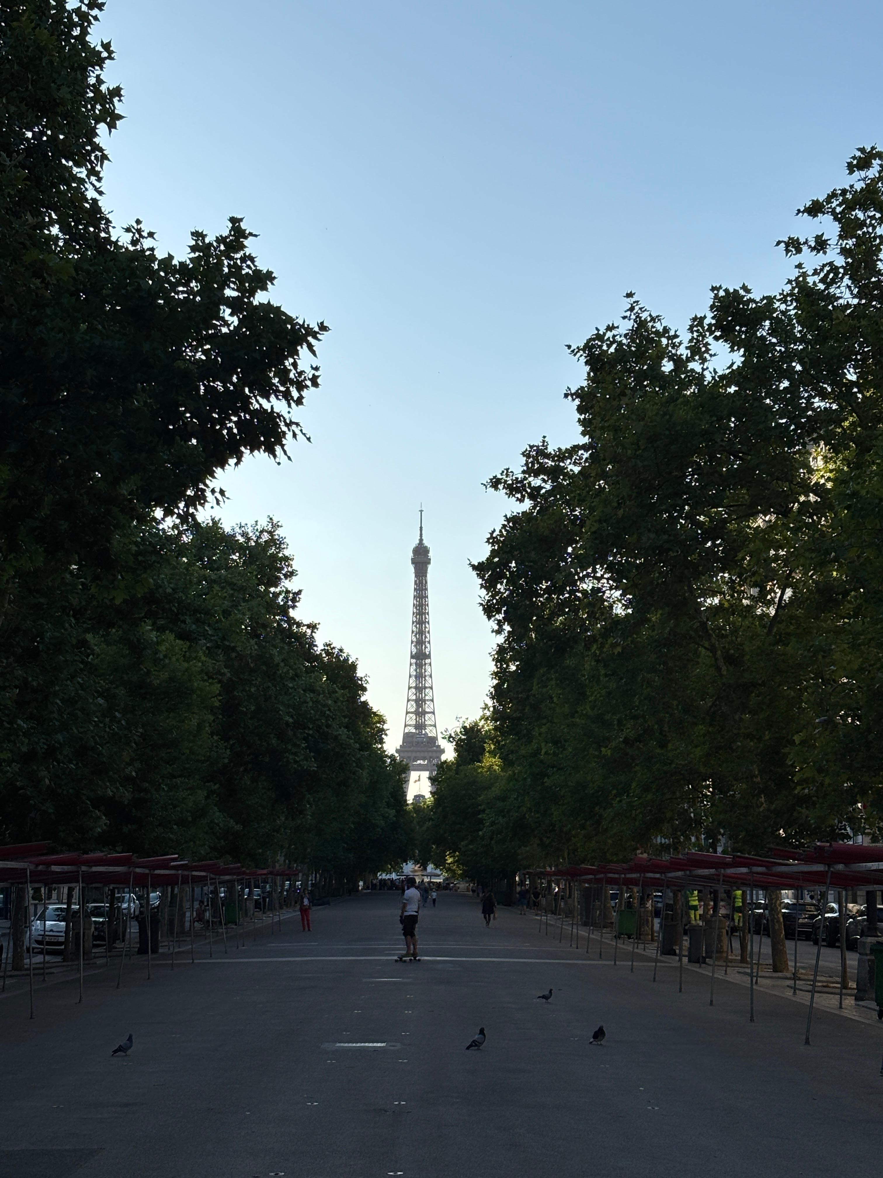 Within walking distance of la Tour Eiffel. 
