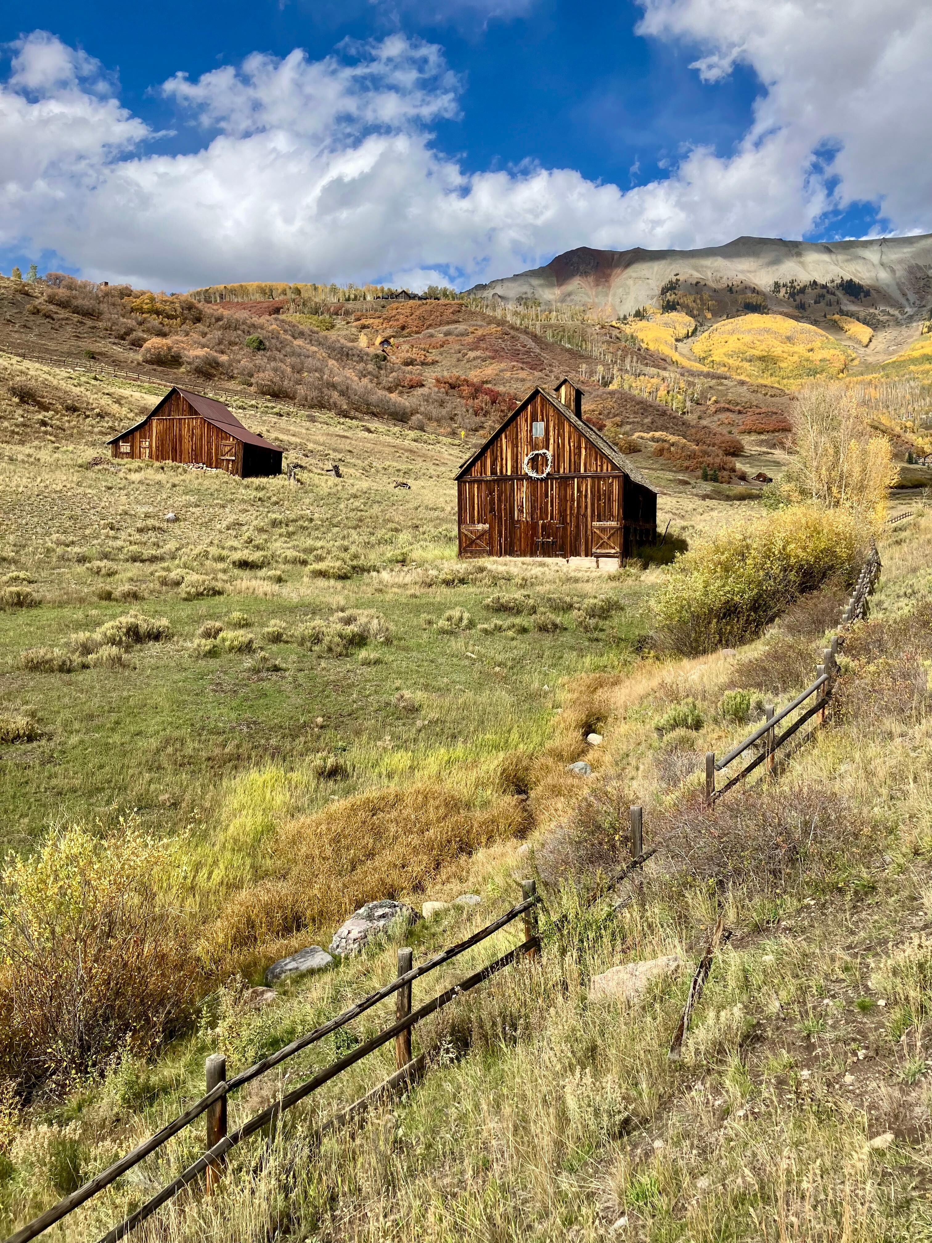 Barns near the Telluride Airport