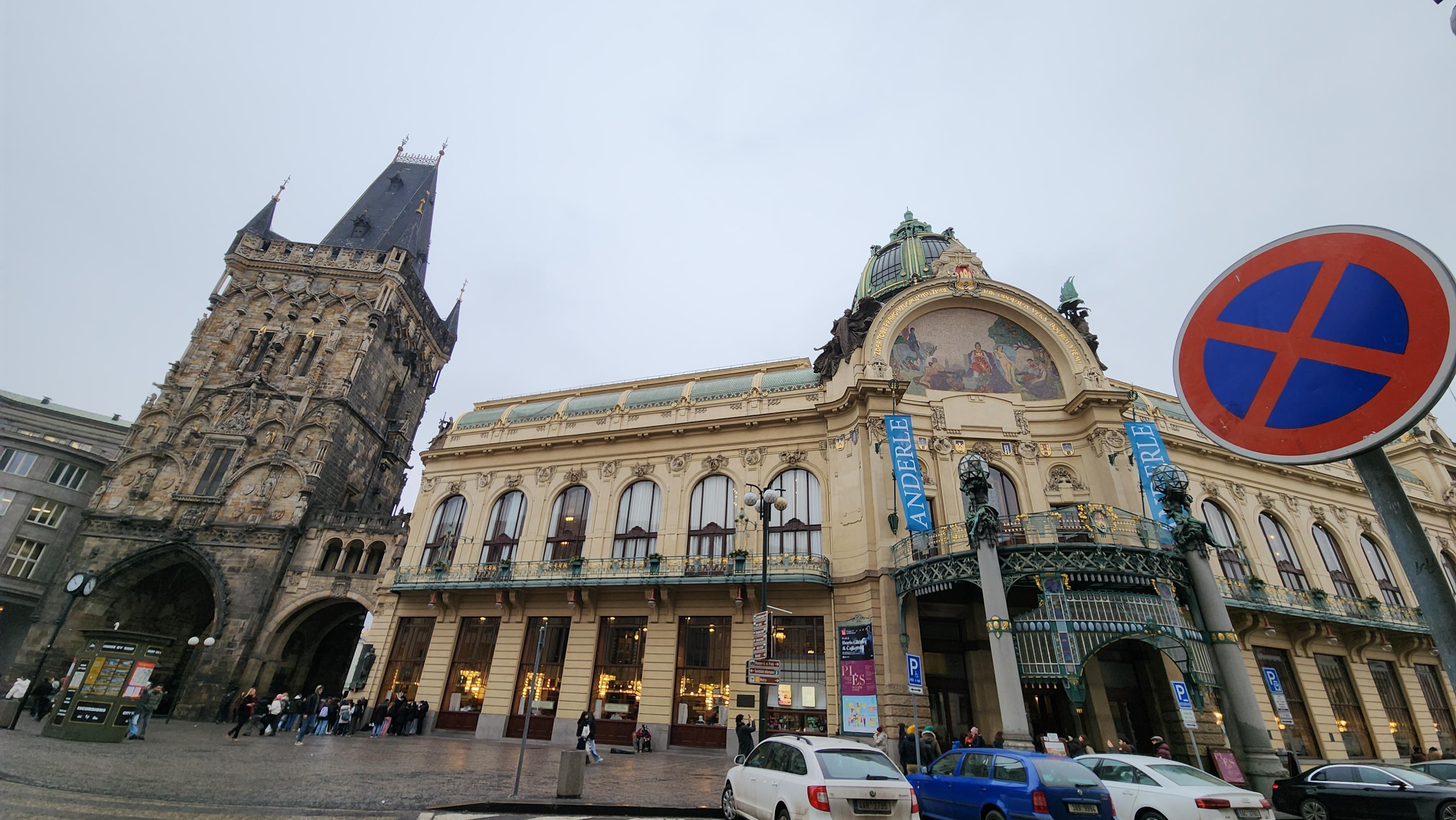 Surrounded by beautiful buildings