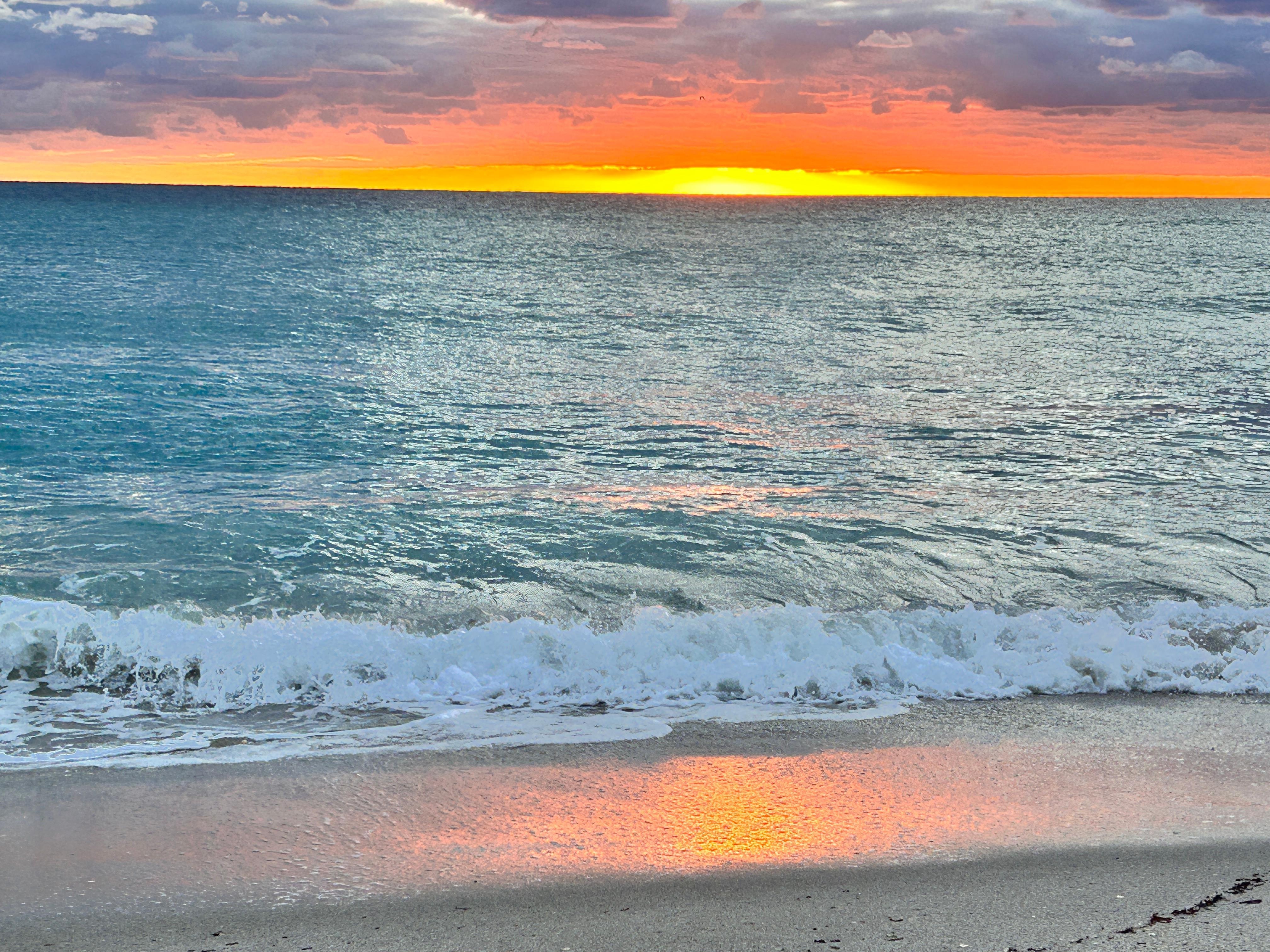 Sunrise on the beach