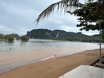 Prachtig strand. Als het ev was