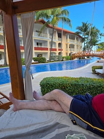 Pool view from Cabana