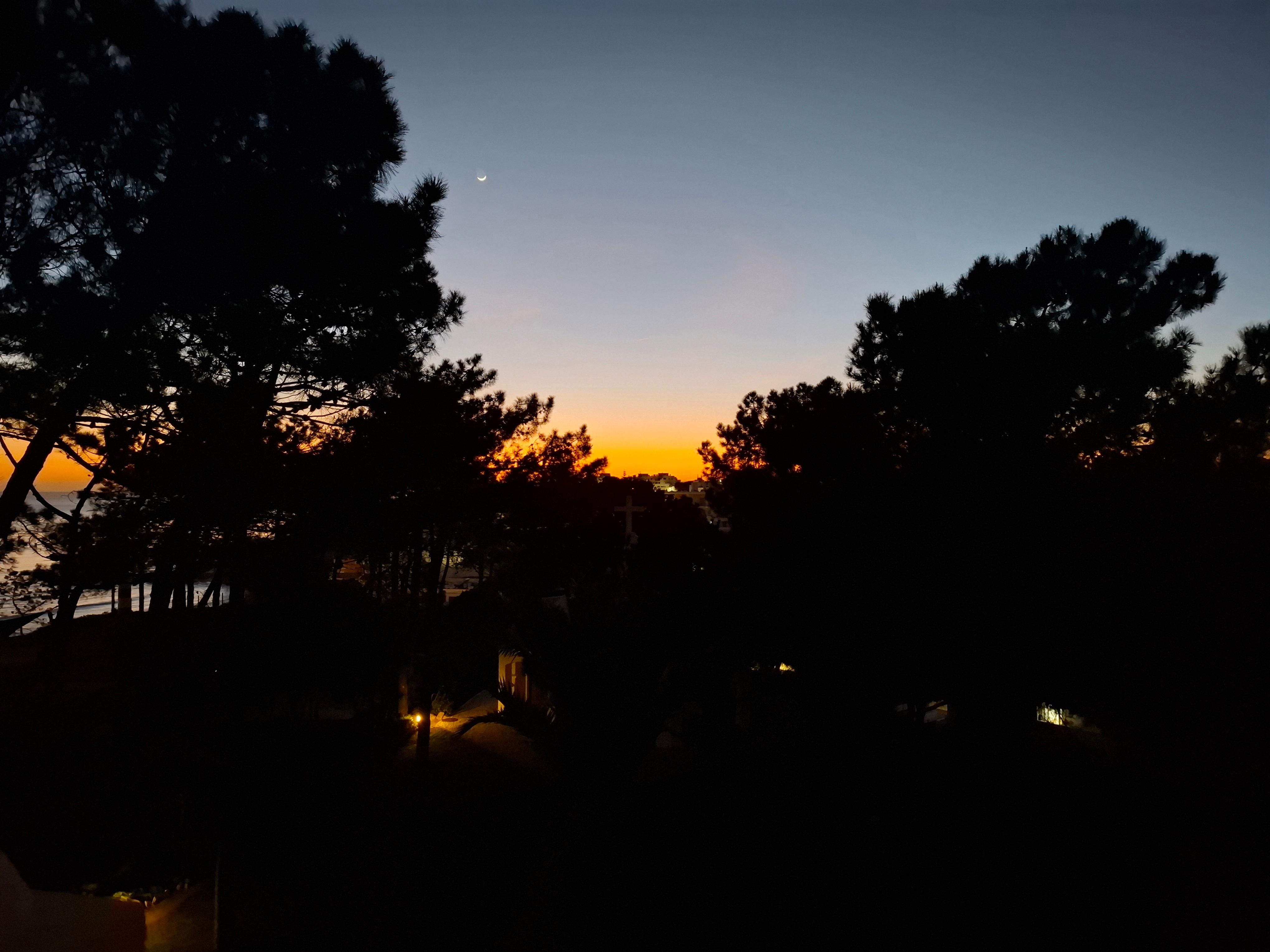 Sunset from seaview room balcony 