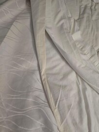 Sweat stains on bedding