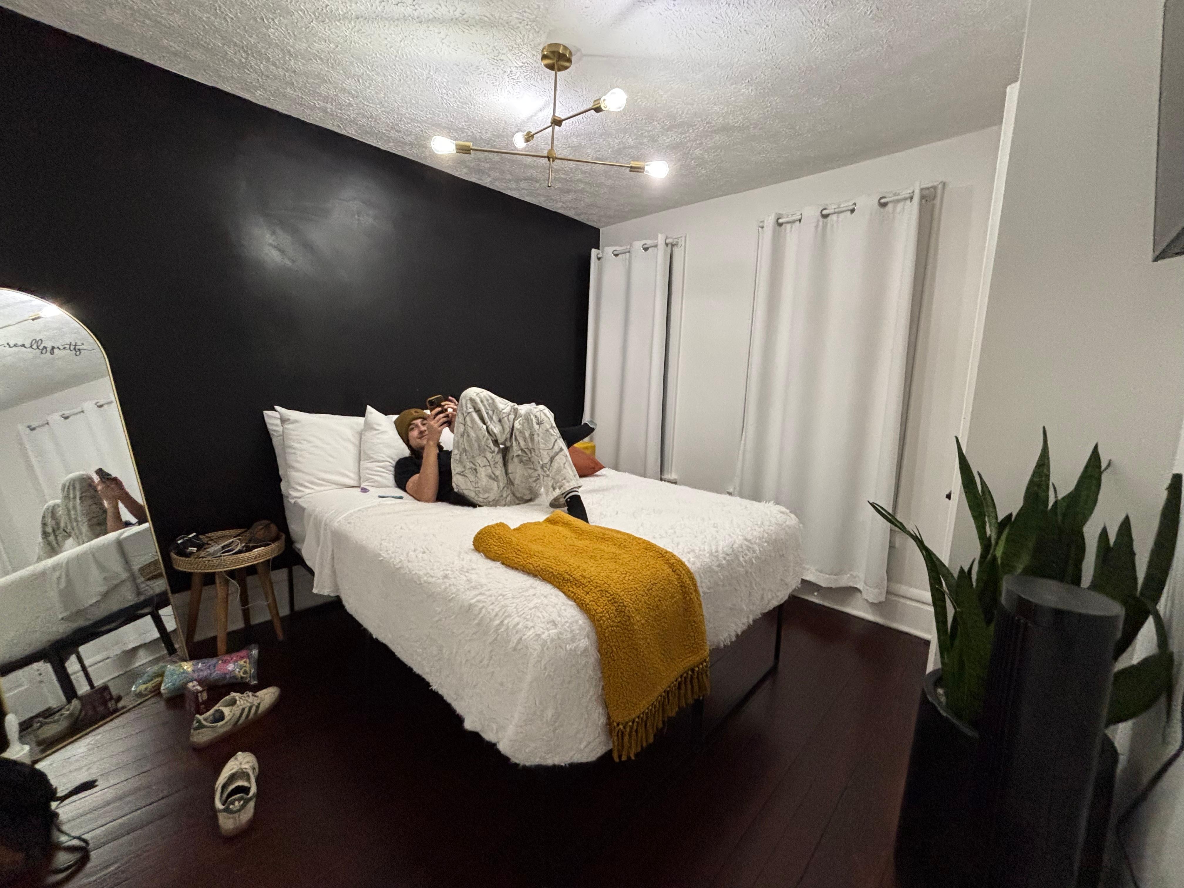 Perfect sleeping quarters. 2 rooms. Smart tvs. Blackout curtains. Top tier linens 