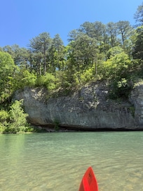 Pretty blue water at buffalo national river.