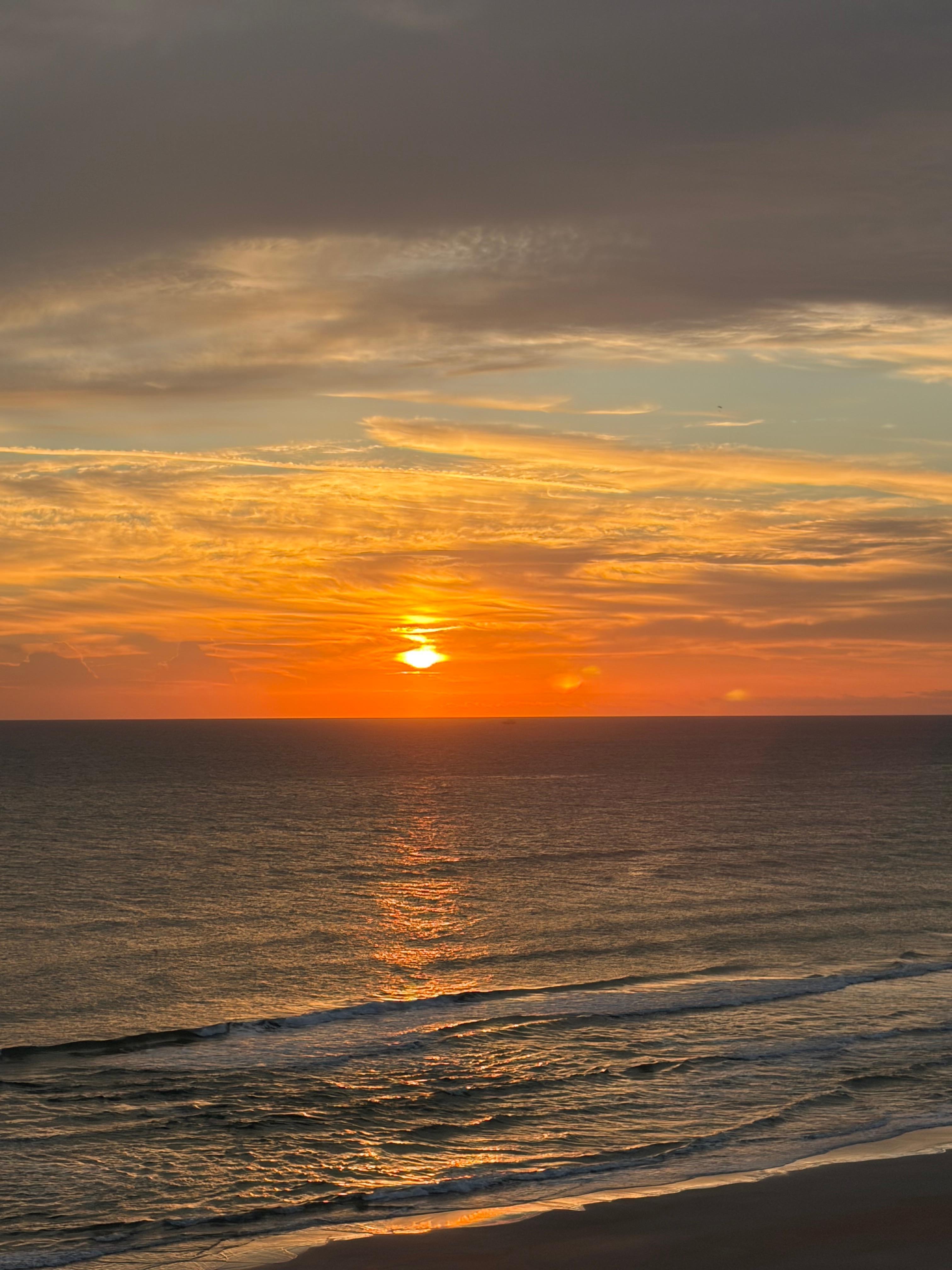 Sunrise from balcony 