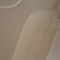 Bottom of tub