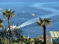 Daylight view of the water from our room