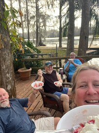 Plenty of room for family fun on the dock