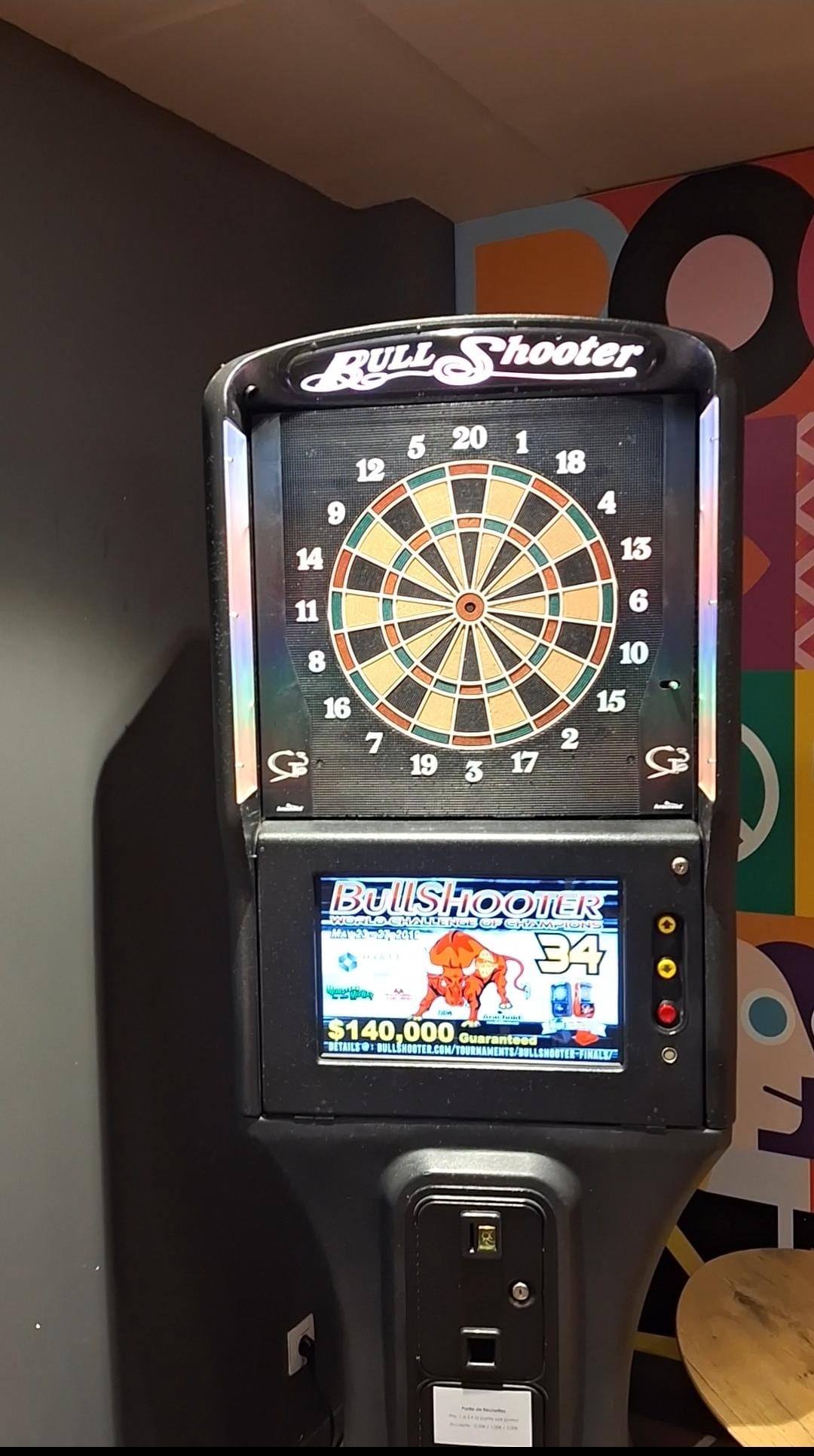 Different games to play in the reception.