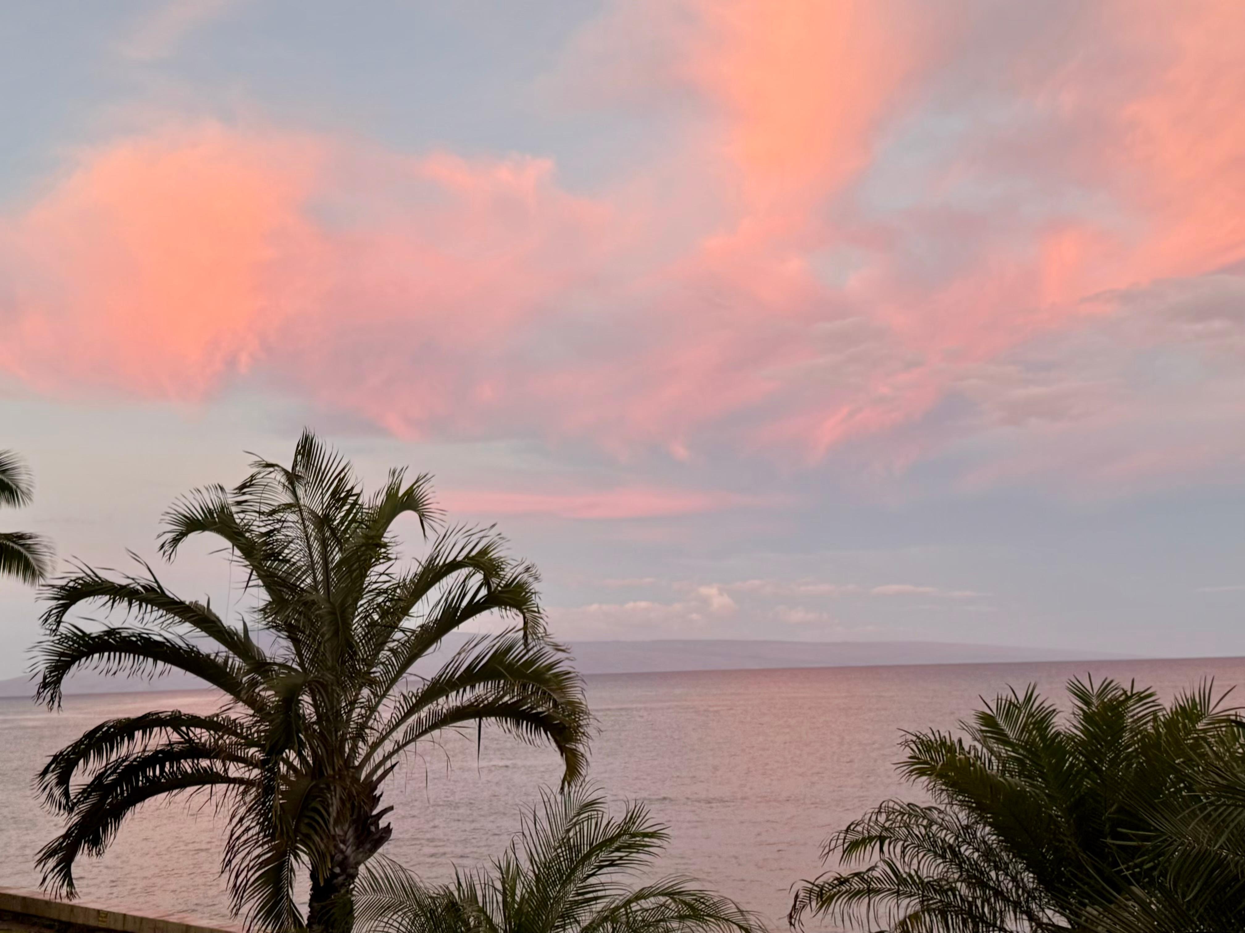 Sunrise off the lanai