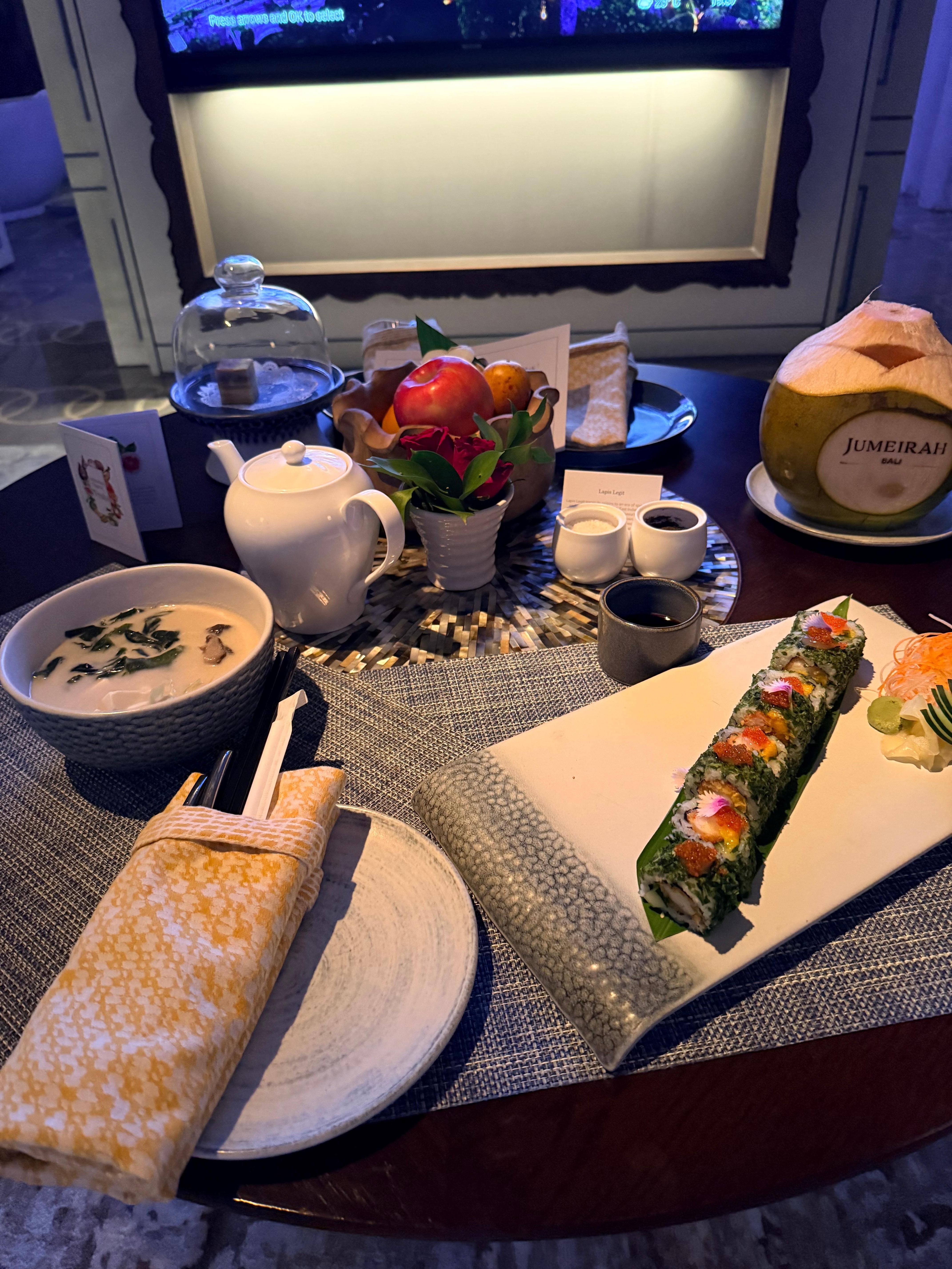 Room service was fast and fresh. 