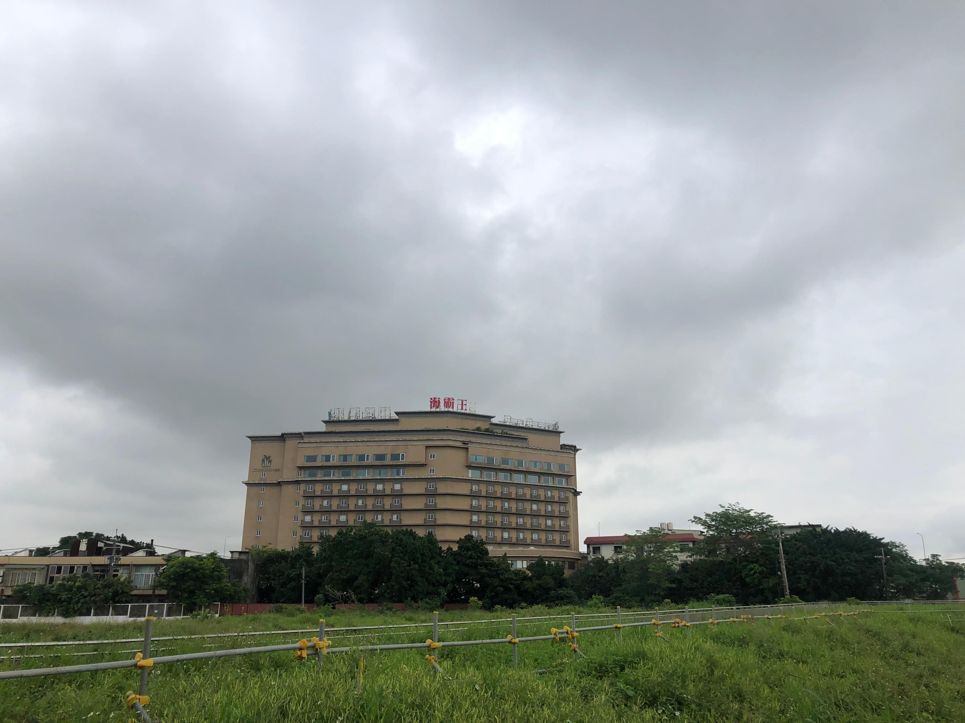 The hotel seen from my walk