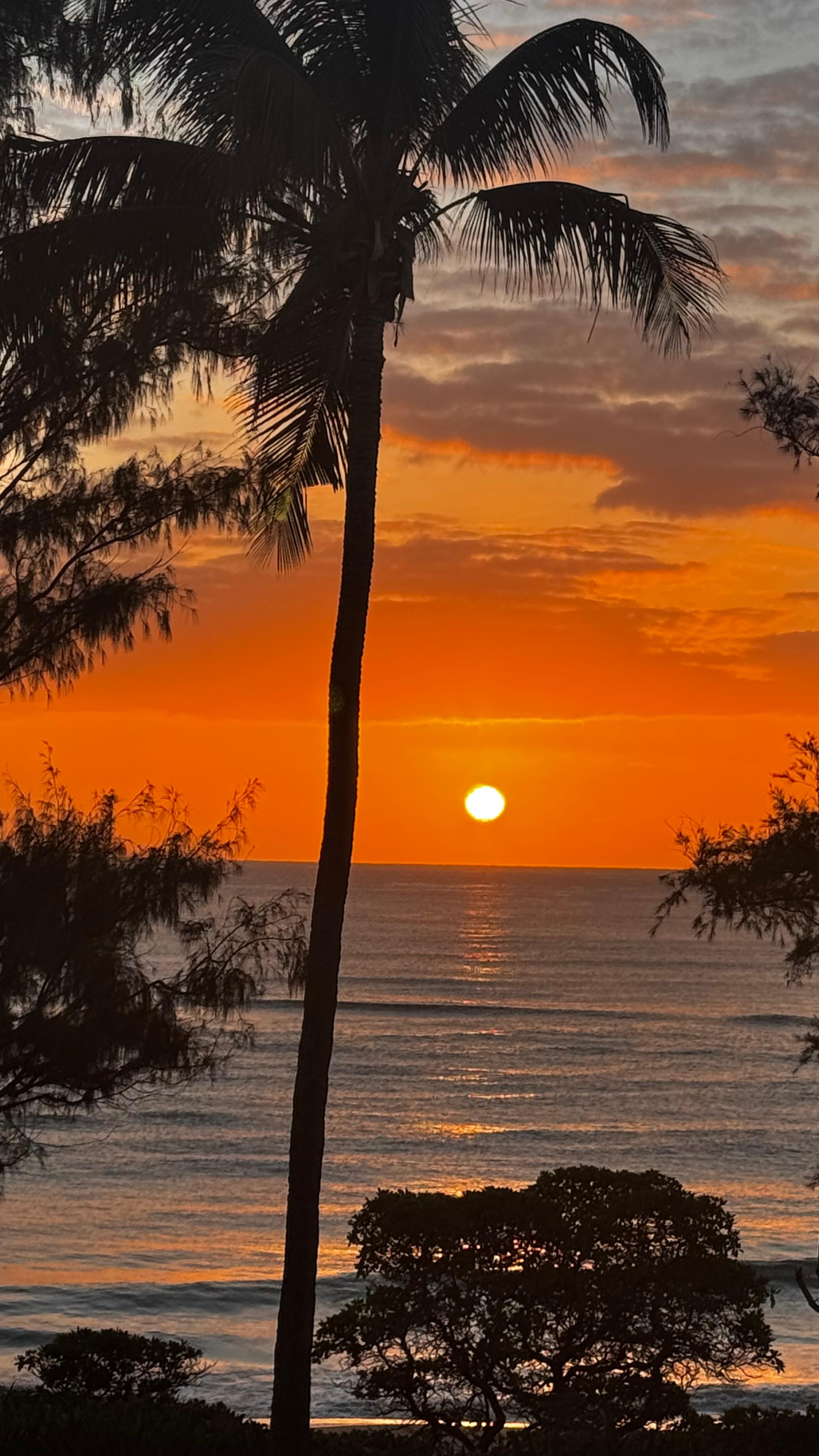 Morning sunrise from our condo