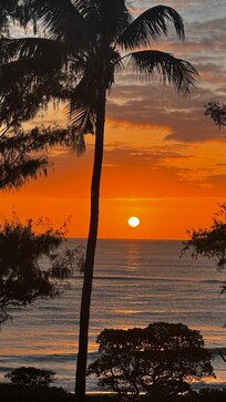 Morning sunrise from our condo