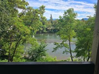 View from patio!
