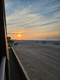 Looking left off the balcony.