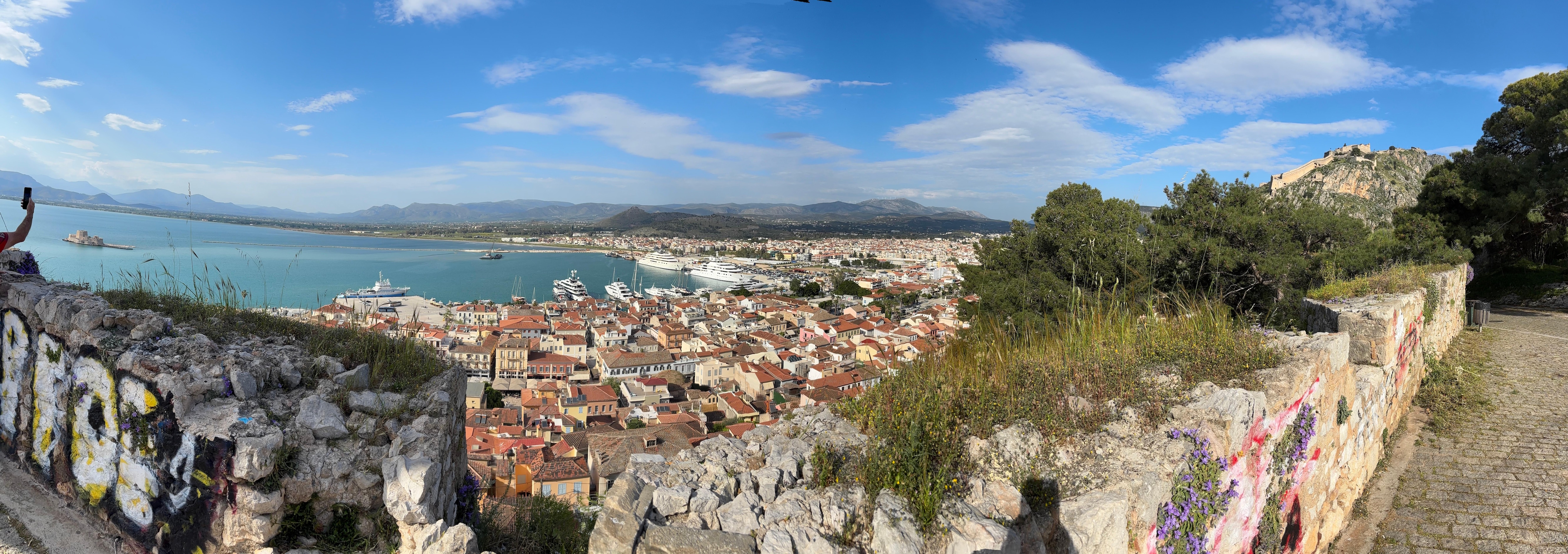 View from clock tower - 8 minute walk up the steps 