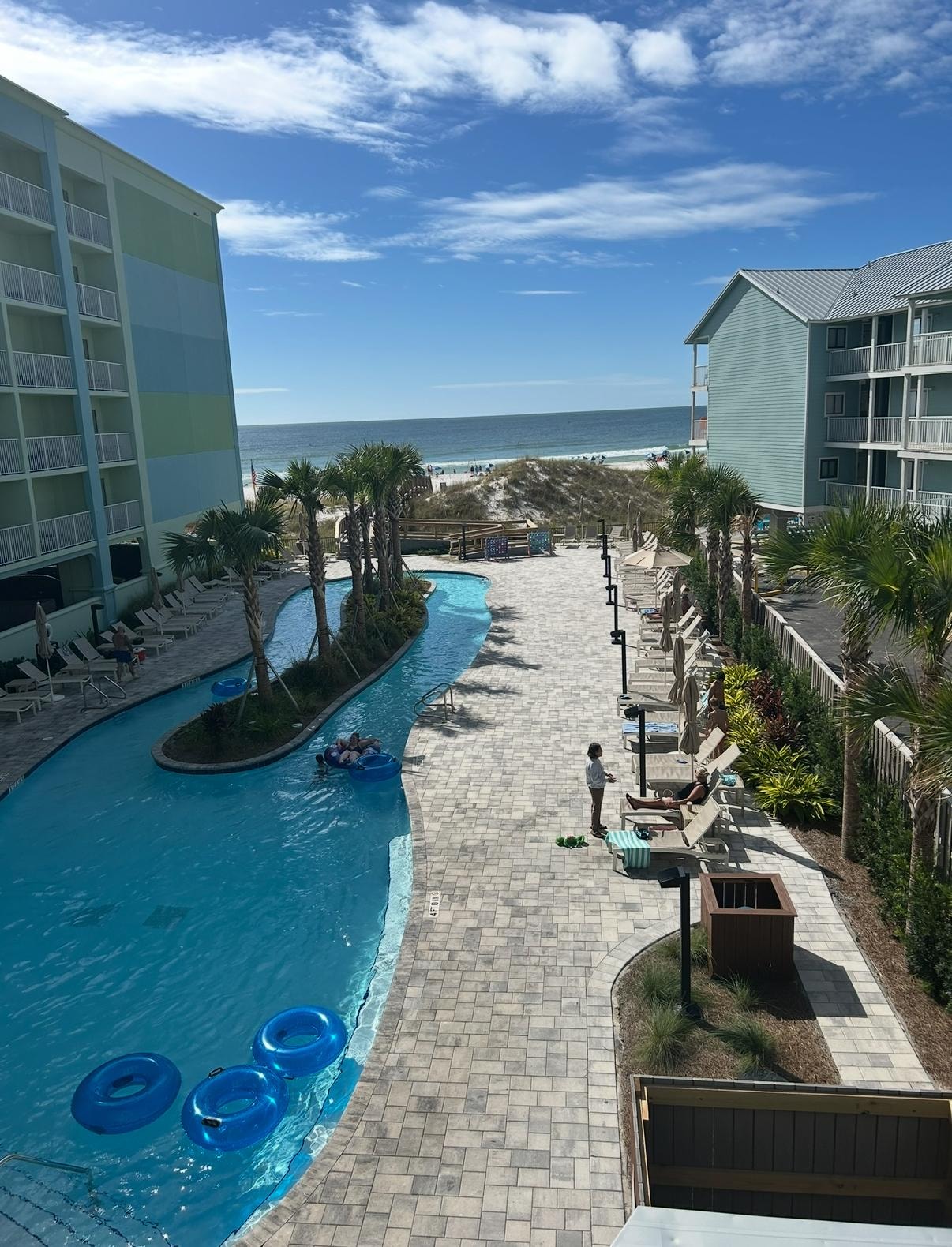 View from our balcony 