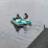 The paddle boat was great for fishing! Several Pike and Bass caught!