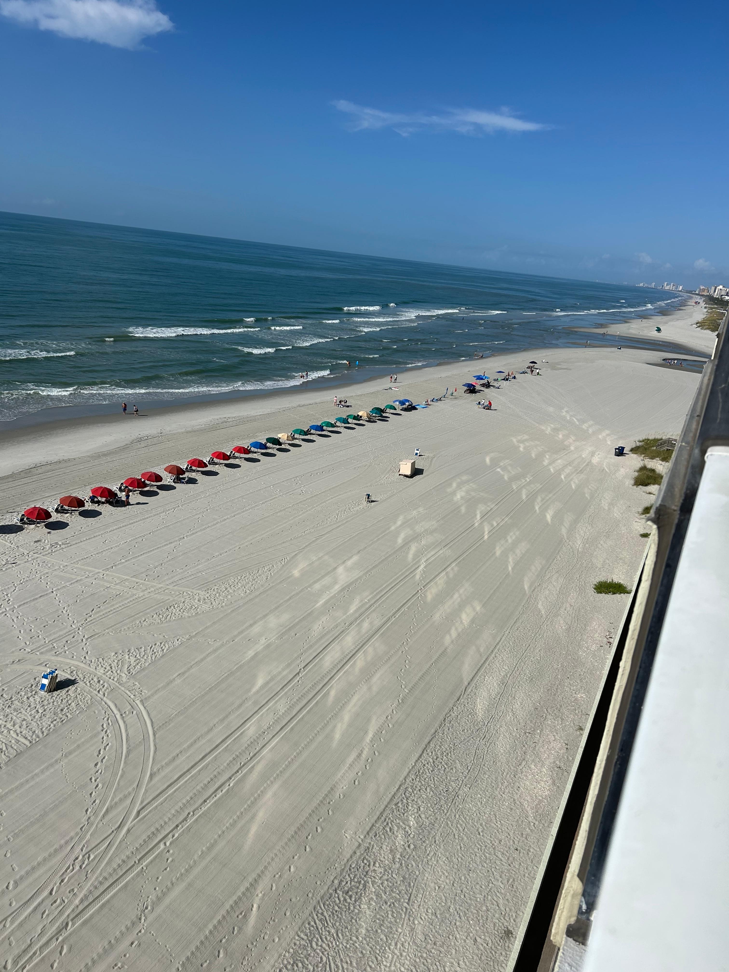 View to right off balcony. 