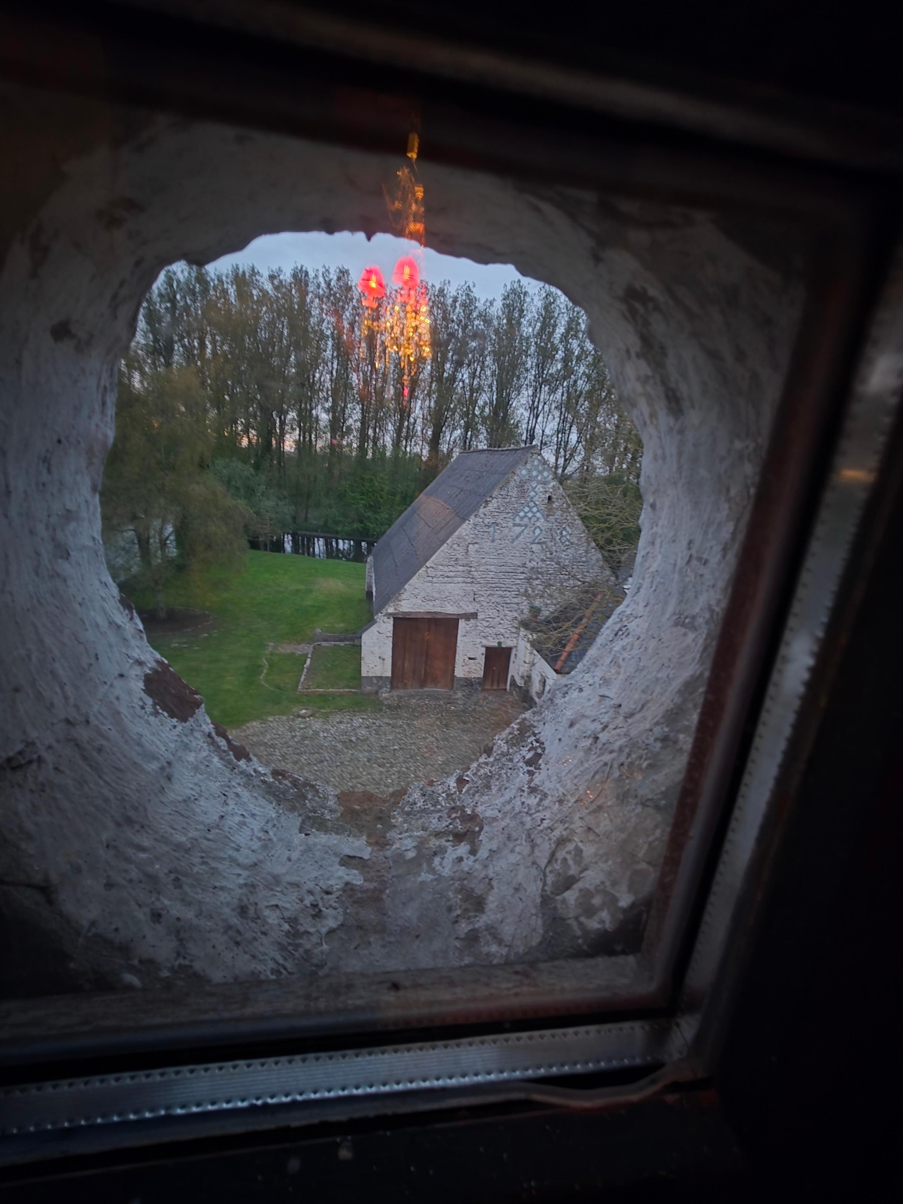 View from the bathroom 