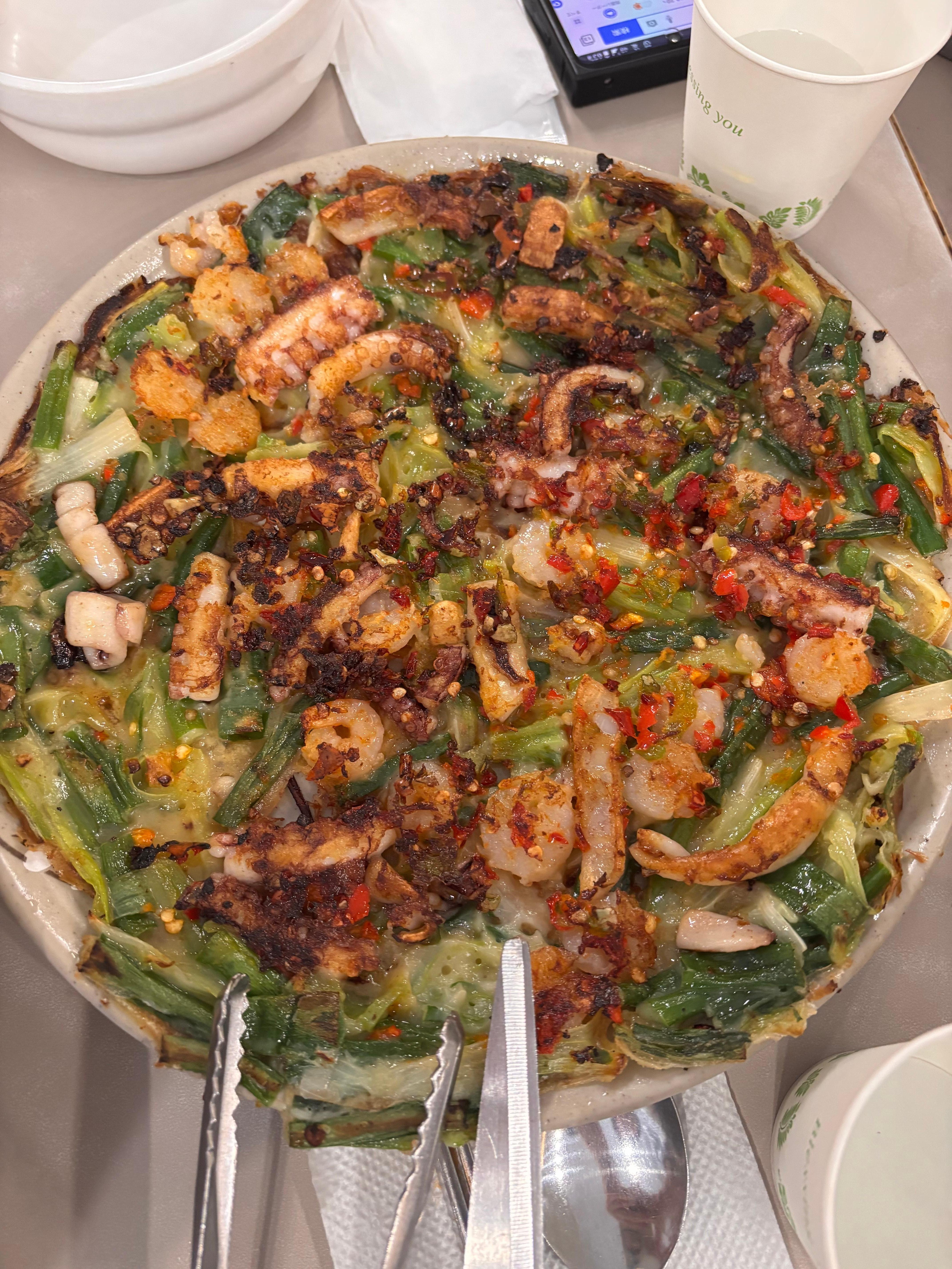 ジョジョ刀削麺市役所店
過去１美味しいチヂミ