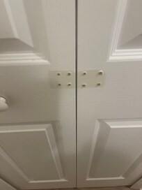 Broken handles on closets