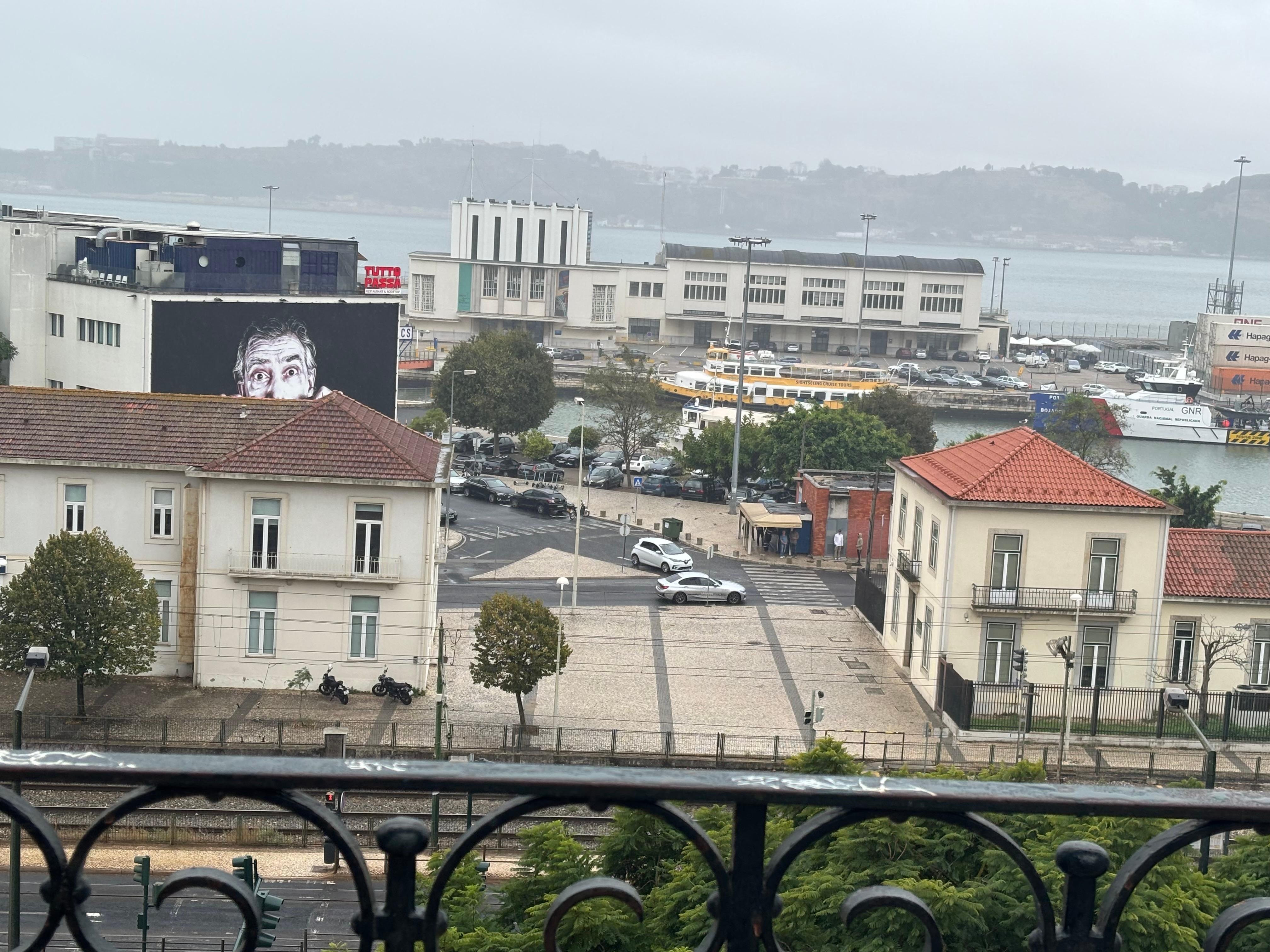 View from Santos duplex upstairs deck.