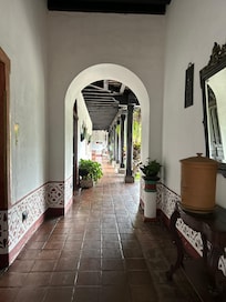 Connection between patios