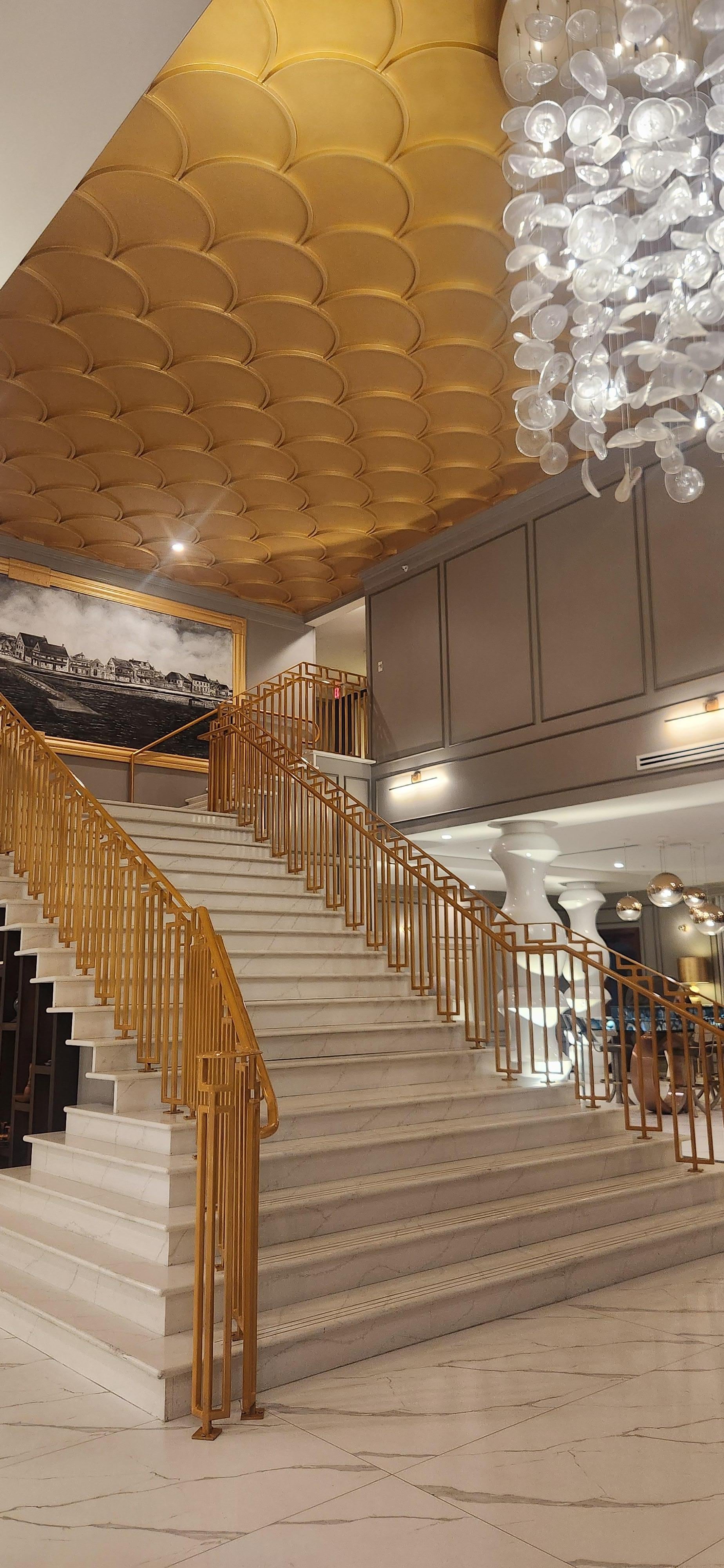 stairway at entrance 