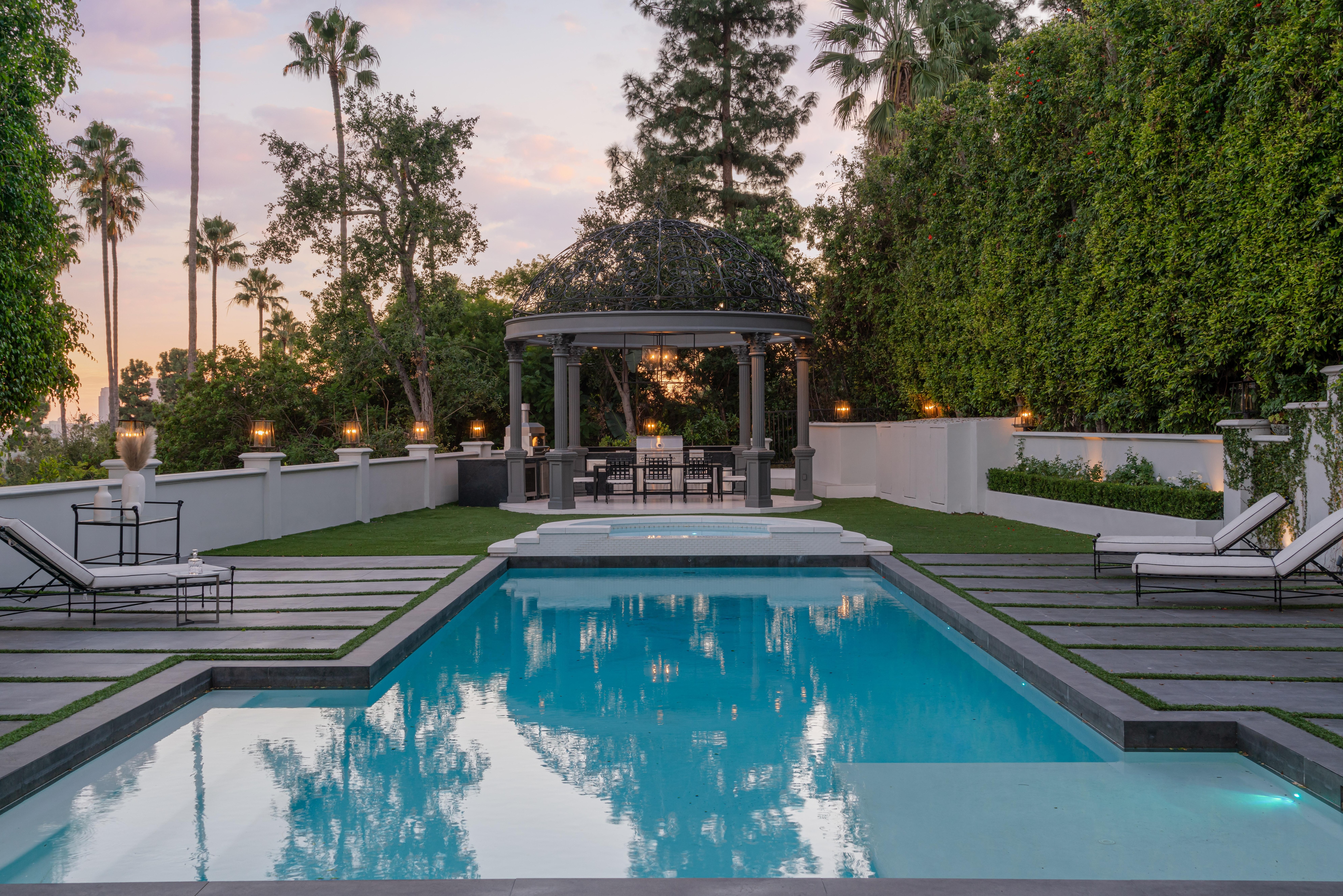 great sunset and city views.