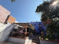 courtyard and restaurant