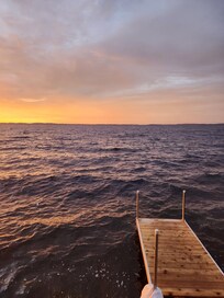 Sunrise at the dock.