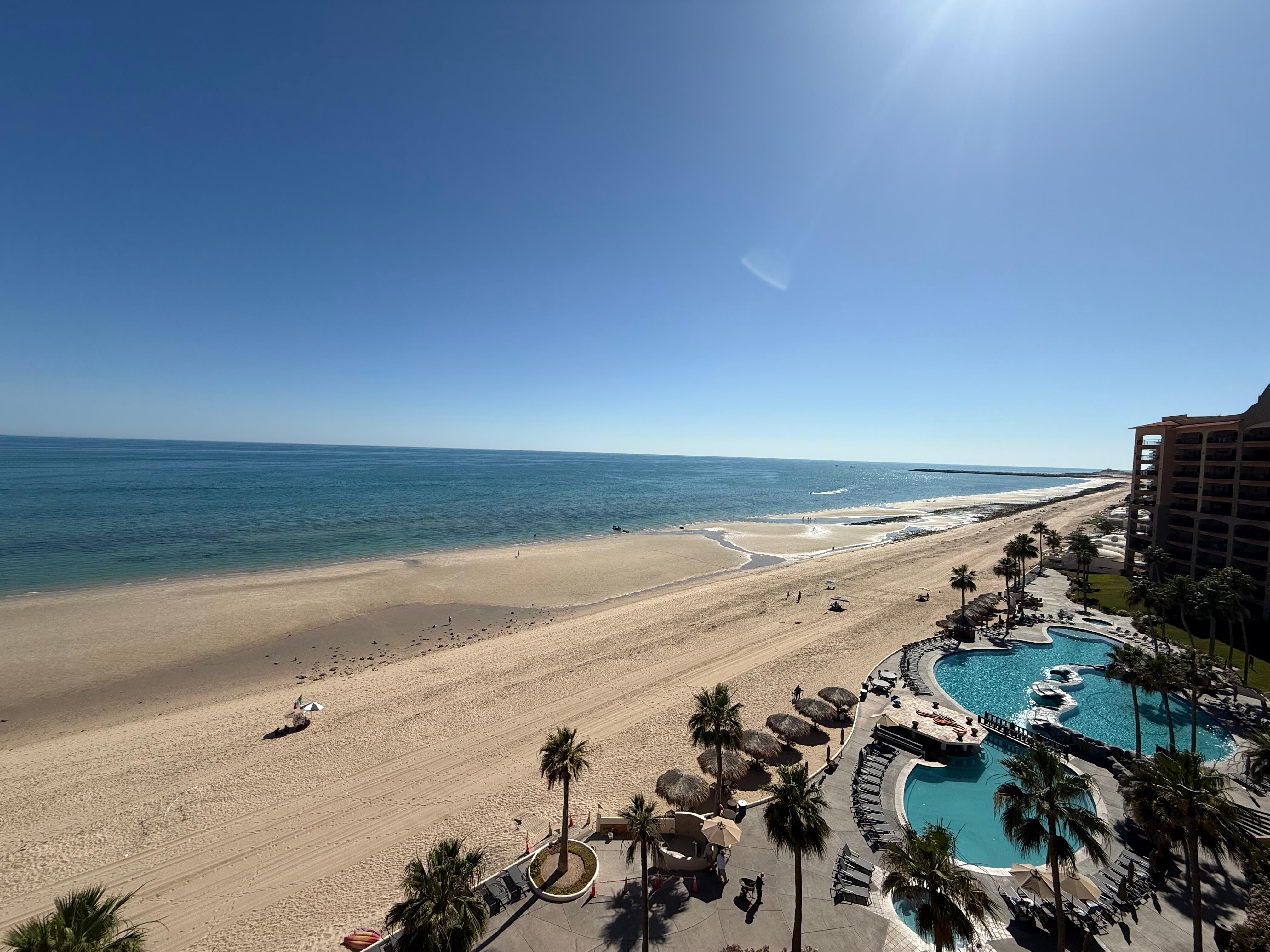 Taken from the balcony overlooking the Resort 