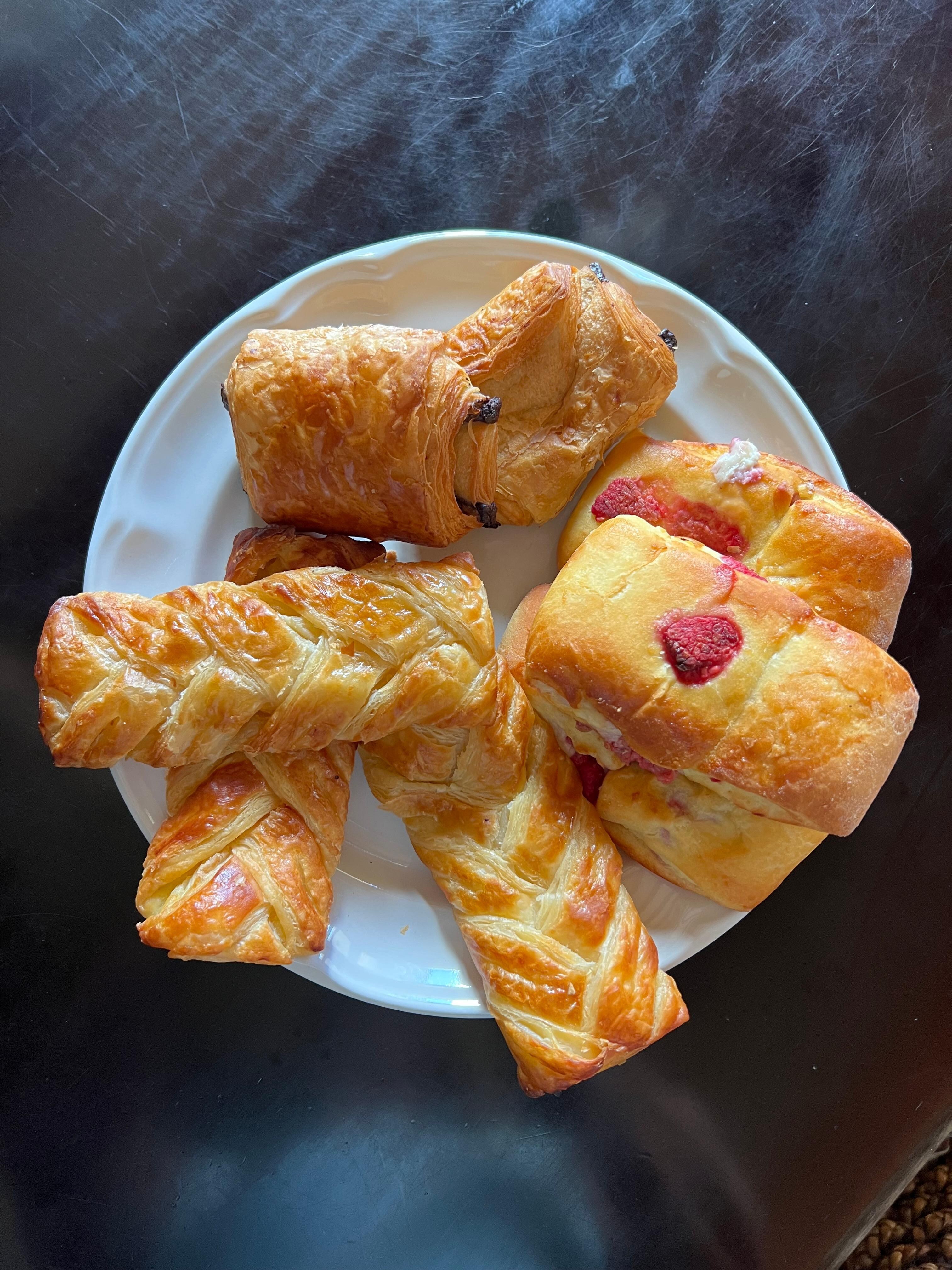 Pastries from the little French bakery