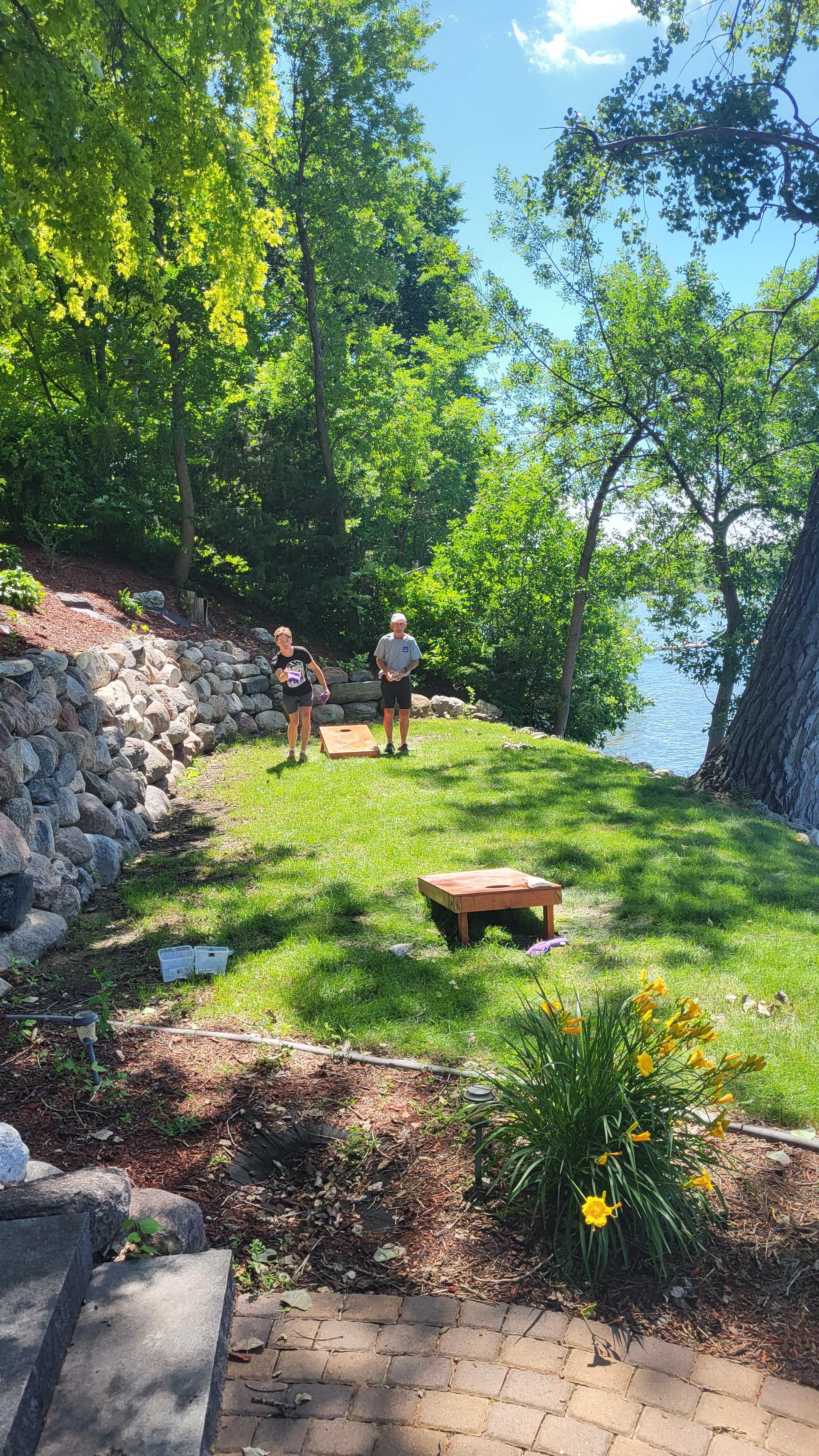 Played lots of Cornhole/Bags