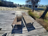 Lounge chairs broken