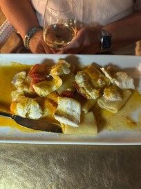 Pasta and swordfish