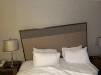 Headboard was broken off wall and falling off