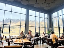 Beautiful breakfast view