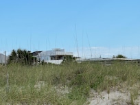 You can see the house from the beach