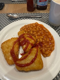 Breakfast. - lots of options (hot and cold available)