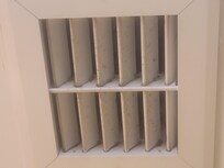 Air vent in bathroom was nasty