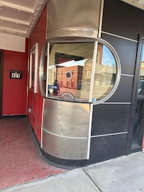 Old movie theater one road over